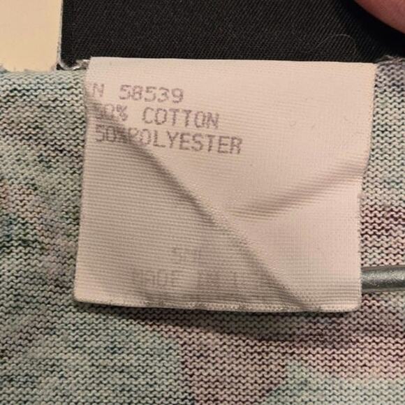 Vintage SWAT Floral Long Sleeve Top size Small Made in USA - Picture 6 of 7